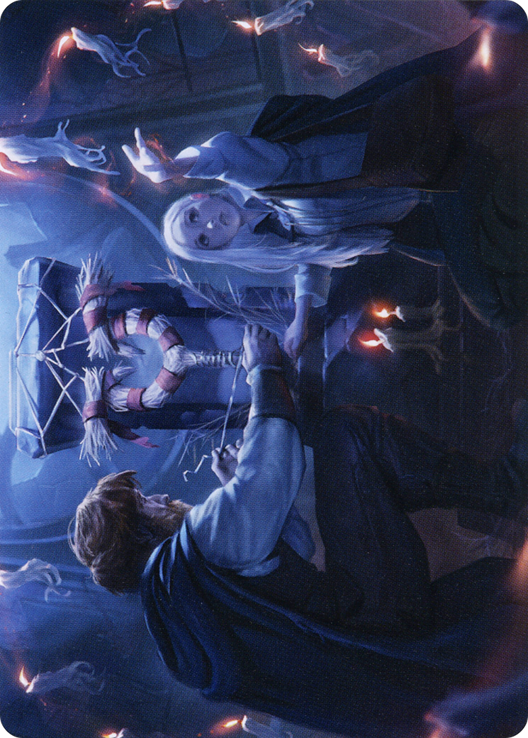 Faithful Mending // Faithful Mending (AMID-060) (Borderless) [Midnight Hunt Art Series] Foil