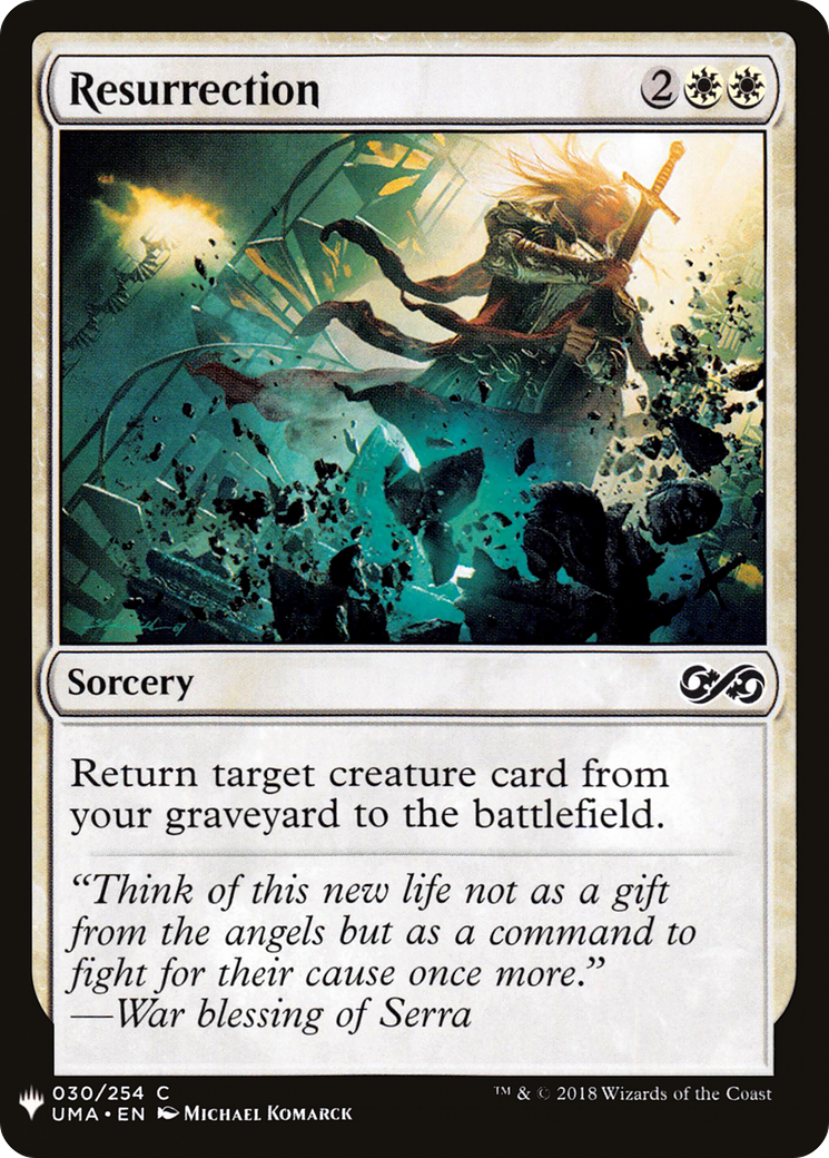 Resurrection (PLST-UMA-30) [The List]