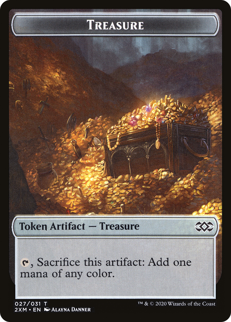 Treasure (T2XM-027) [Double Masters Tokens]
