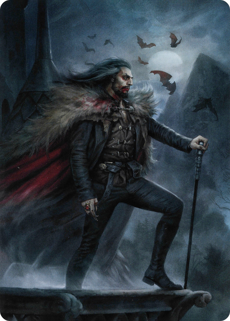 Dracula, Blood Immortal // Dracula, Blood Immortal (AVOW-071) (Borderless) [Crimson Vow Art Series]
