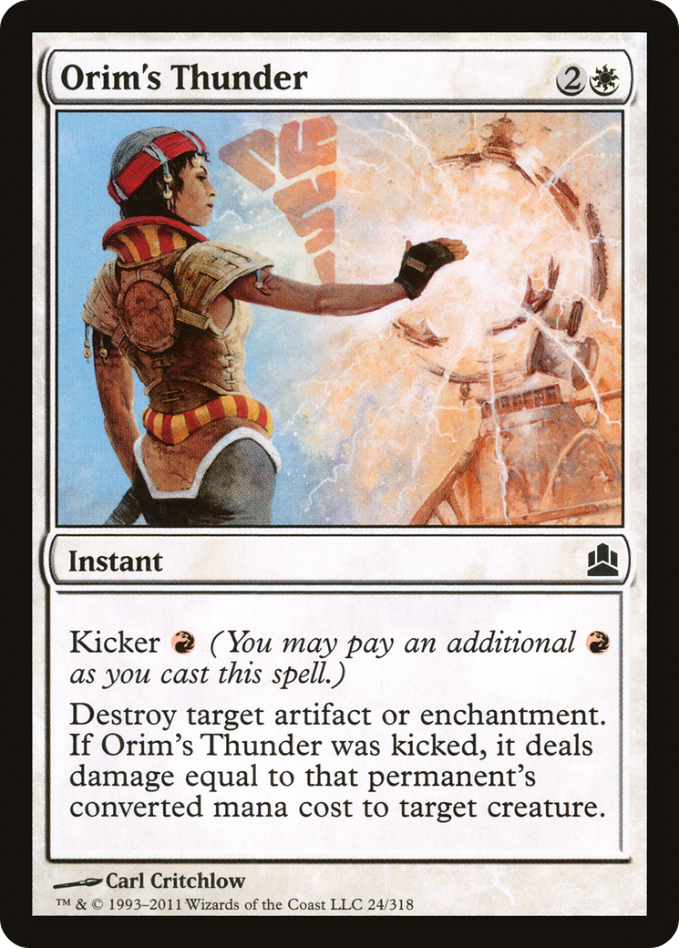 Orim's Thunder (CMD-024) [Commander 2011]