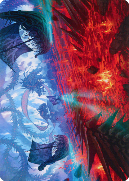 Invasion of Kaldheim // Invasion of Kaldheim (AMOM-033) (Borderless) [March of the Machine Art Series] Foil