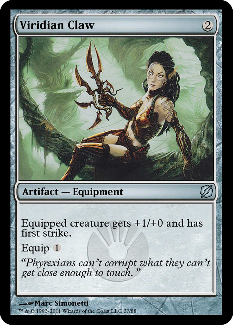 Viridian Claw (TD2-027) [Duel Decks: Mirrodin Pure vs. New Phyrexia]