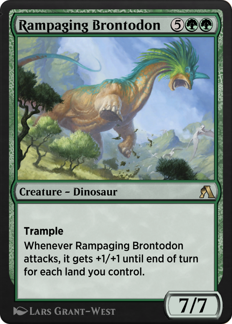 Rampaging Brontodon (ANB-102) [Arena Beginner Set]