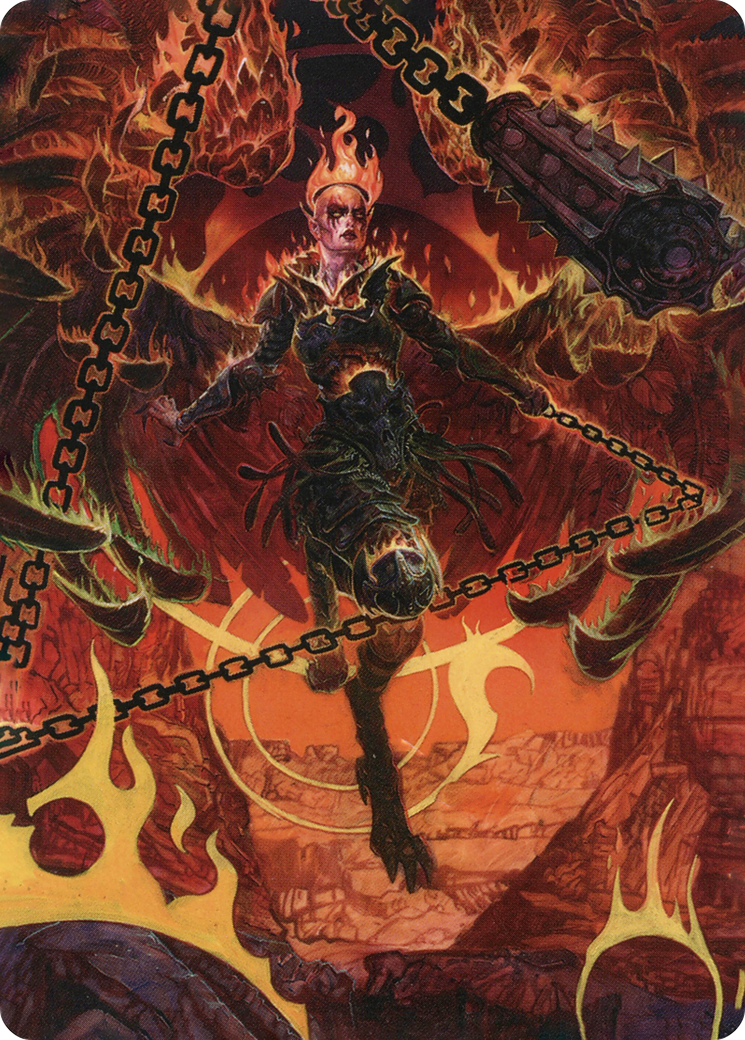 Zariel, Archduke of Avernus // Zariel, Archduke of Avernus (AAFR-077) (Borderless) [Adventures in the Forgotten Realms Art Series]