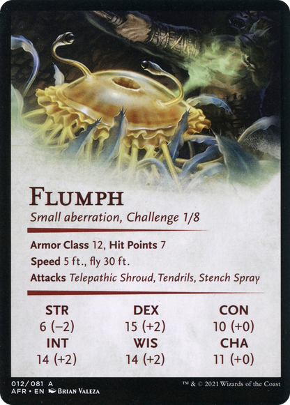 Flumph // Flumph (AAFR-012) (Borderless) [Adventures in the Forgotten Realms Art Series] Foil