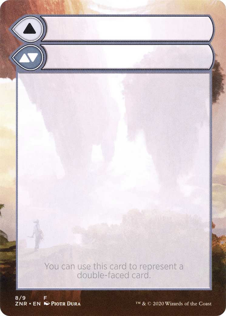 Double-Faced Substitute Card (SZNR-008) (Borderless) [Zendikar Rising Substitute Cards]