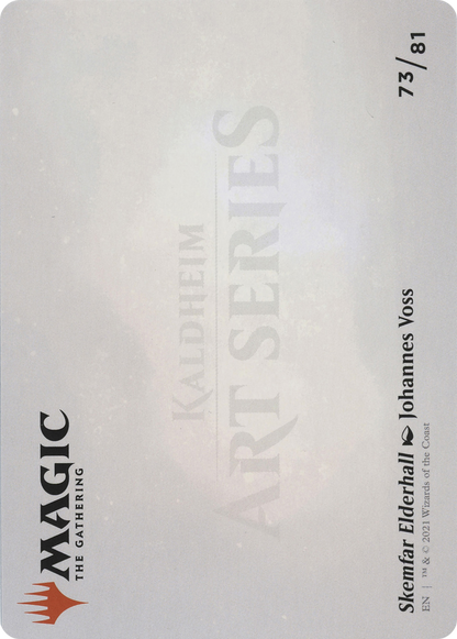 Skemfar Elderhall // Skemfar Elderhall (ASKHM-073) (Borderless) [Art Series: Kaldheim] Foil
