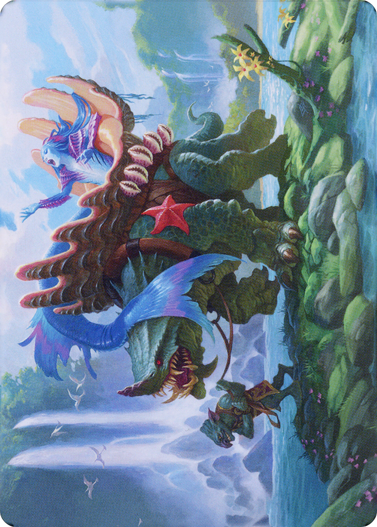 Vodalian Mindsinger // Vodalian Mindsinger (ADMU-021) (Borderless) [Dominaria United Art Series] Foil
