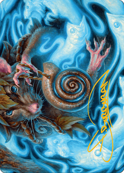 Mind Spiral // Mind Spiral (ABLB-008) (Borderless) [Bloomburrow Art Series] Foil