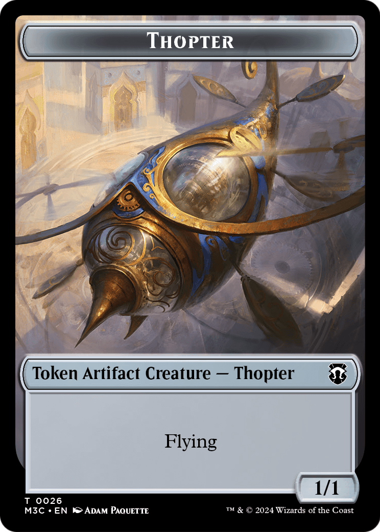 Thopter (TM3C-026) [Modern Horizons 3 Commander Tokens]