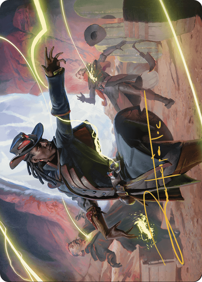 Lilah, Undefeated Slickshot // Lilah, Undefeated Slickshot (AOTJ-026) (Borderless) [Outlaws of Thunder Junction Art Series] Foil