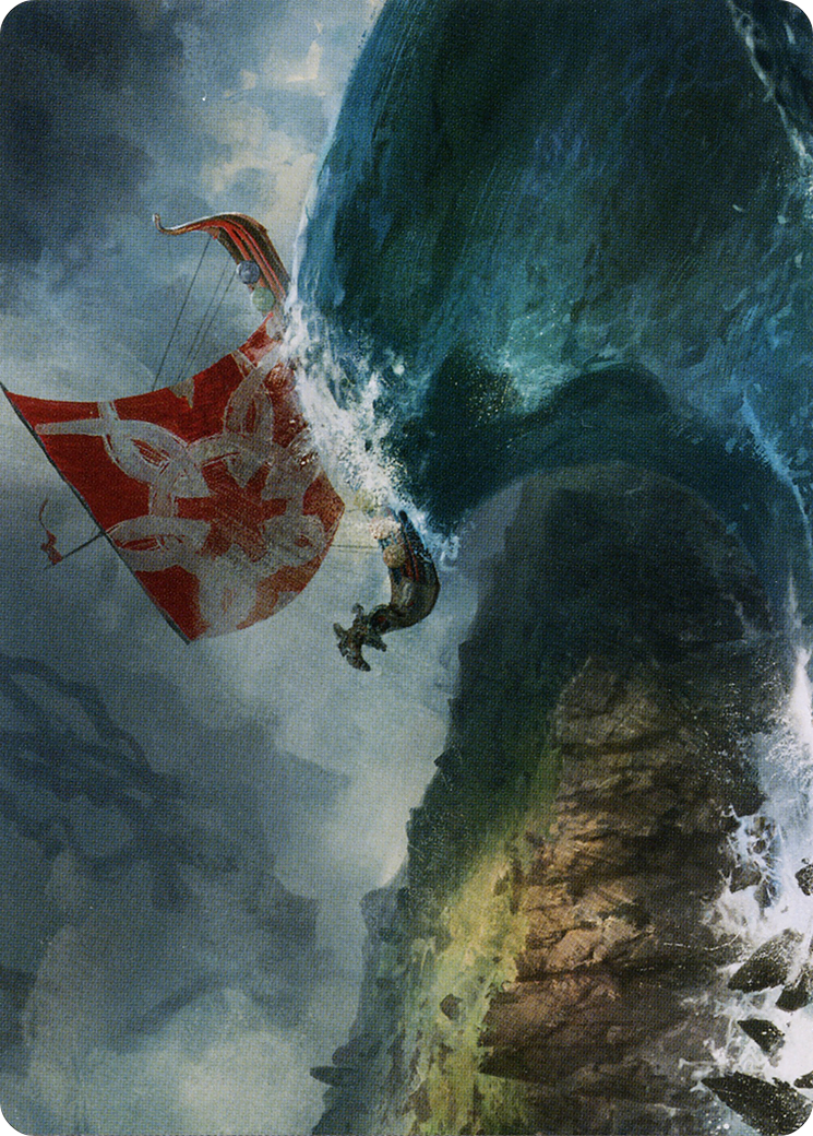 Run Ashore // Run Ashore (ASKHM-019) (Borderless) [Art Series: Kaldheim] Foil