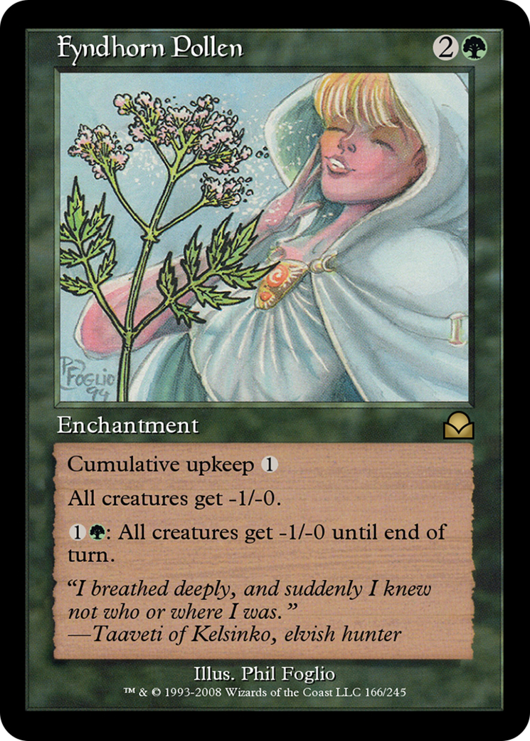 Fyndhorn Pollen (ME2-166) [Masters Edition II] Foil
