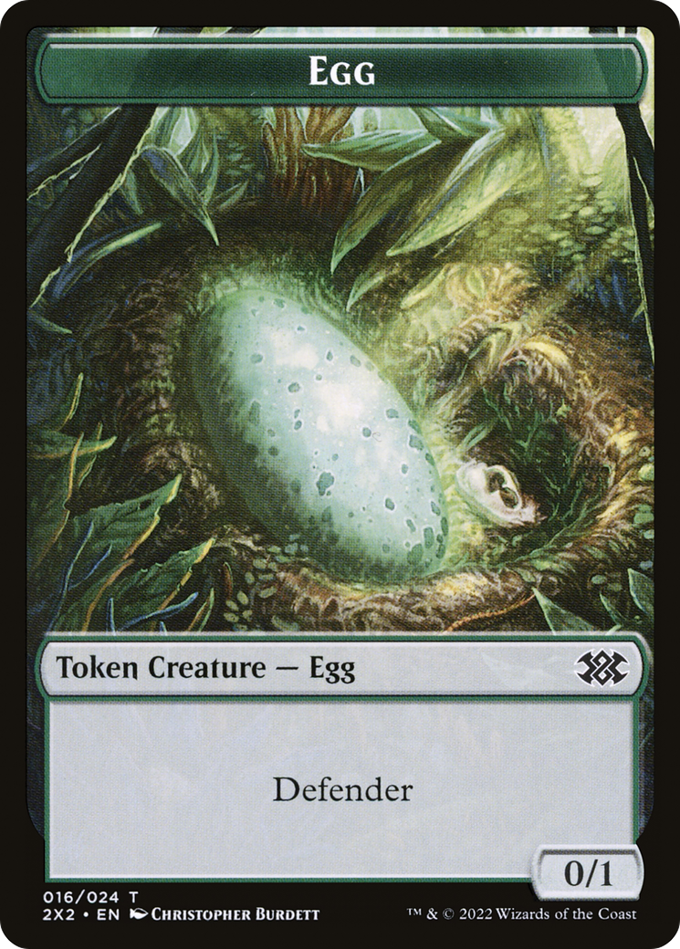 Egg (T2X2-016) [Double Masters 2022 Tokens]