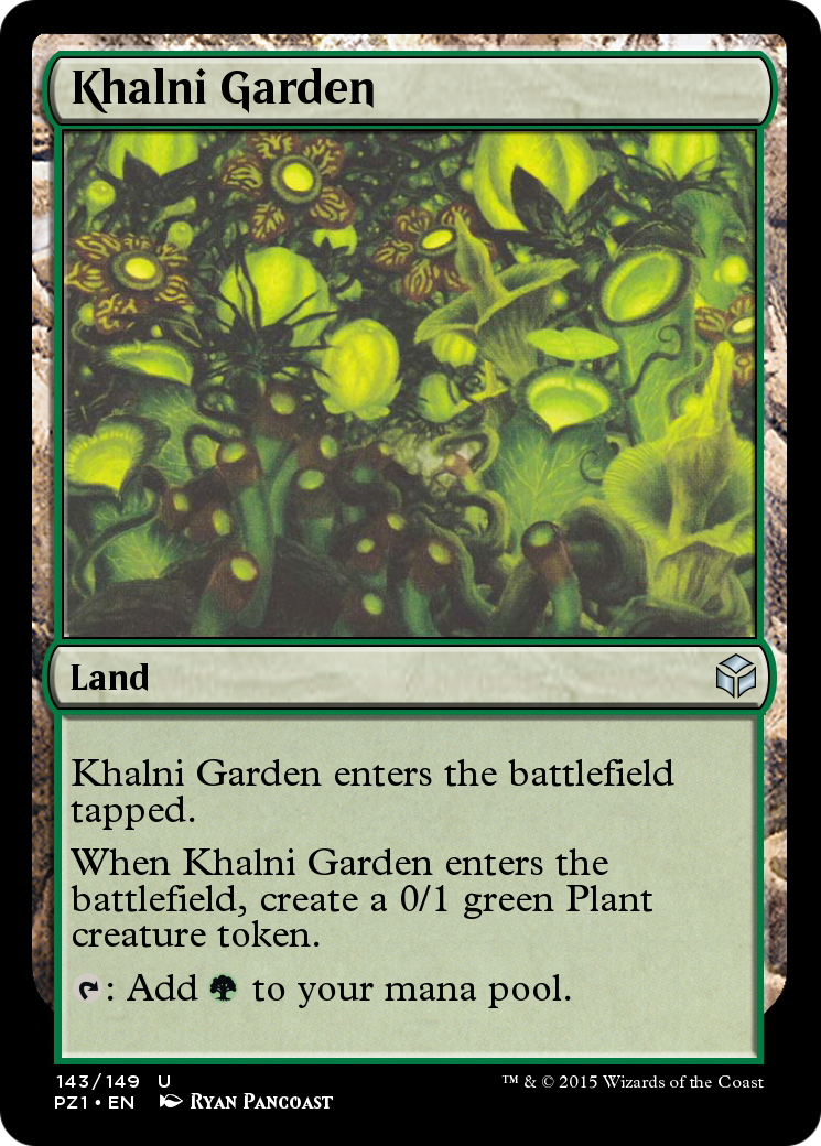 Khalni Garden (PZ1-143) [Legendary Cube Prize Pack]