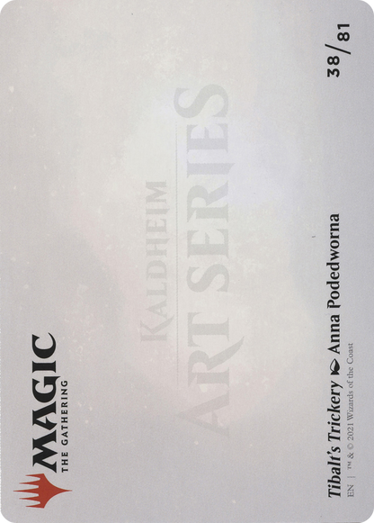 Tibalt's Trickery // Tibalt's Trickery (ASKHM-038) (Borderless) [Art Series: Kaldheim] Foil
