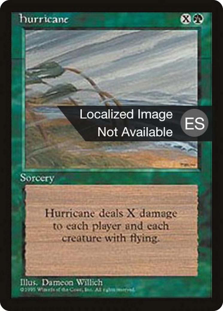 Hurricane (4BB-135) [Fourth Edition Foreign Black Border]