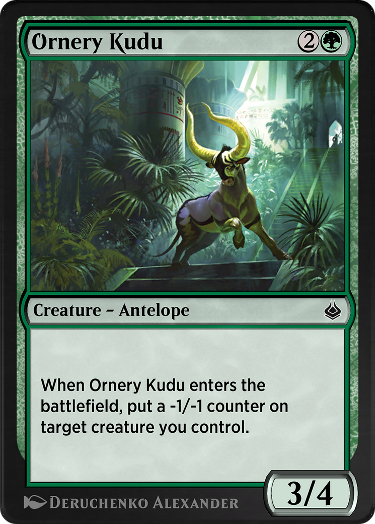Ornery Kudu (AKR-206) [Amonkhet Remastered]