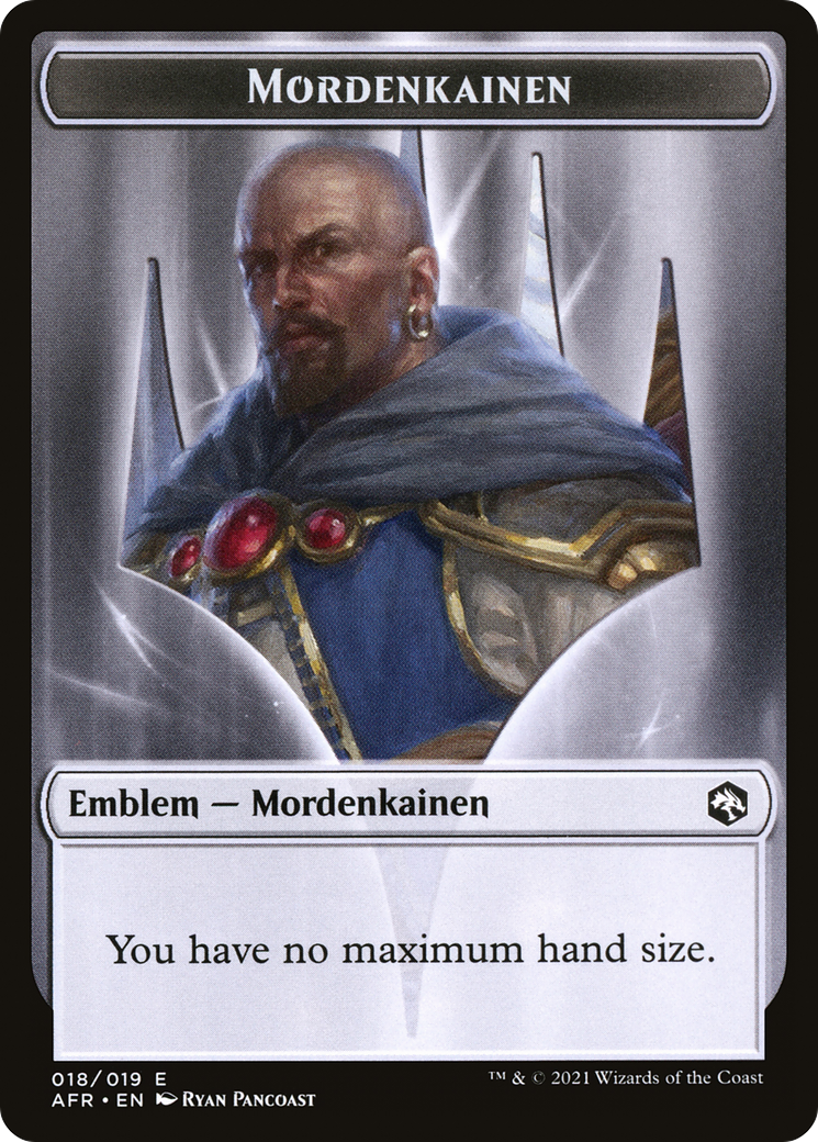 Mordenkainen Emblem (TAFR-018) [Adventures in the Forgotten Realms Tokens] Foil