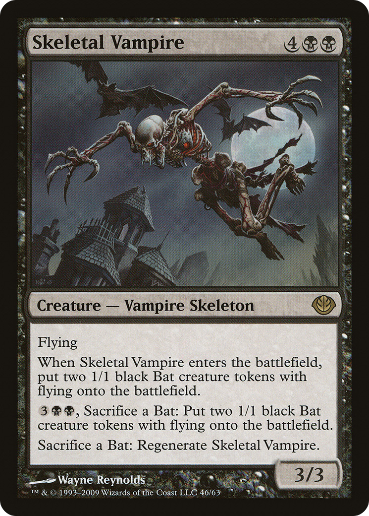 Skeletal Vampire (DDD-046) [Duel Decks: Garruk vs. Liliana]