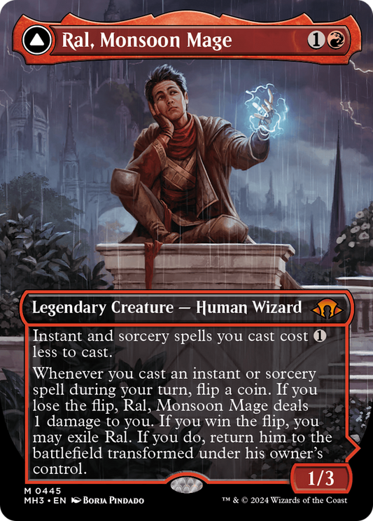 Ral, le Mage de la mousson // Ral, prodige des lignes telluriques (Sans bordure) [Modern Horizons 3]