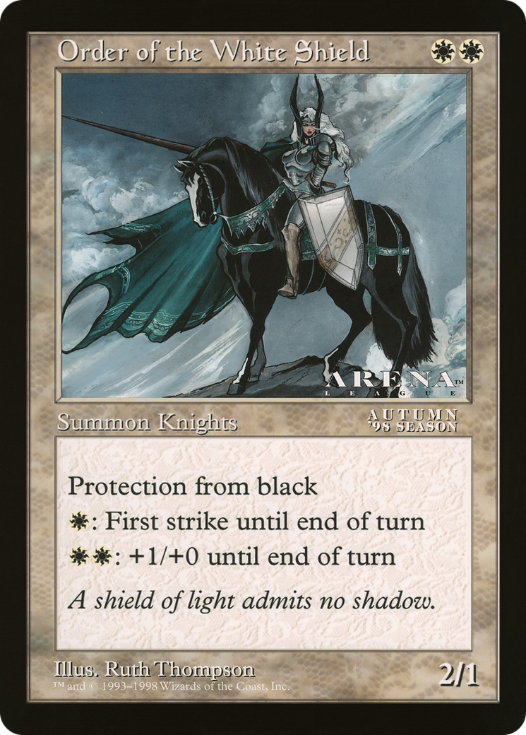 Order of the White Shield (OLEP-061) [Oversized League Prizes]