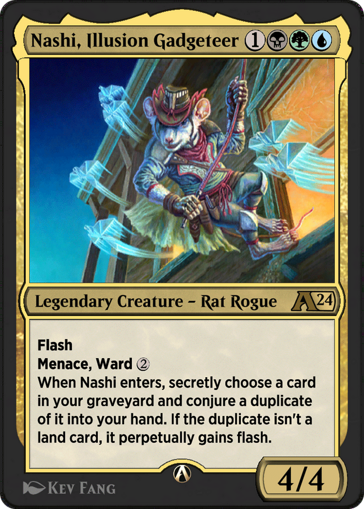 Nashi, Illusion Gadgeteer (YOTJ-024) [Alchemy: Outlaws of Thunder Junction]