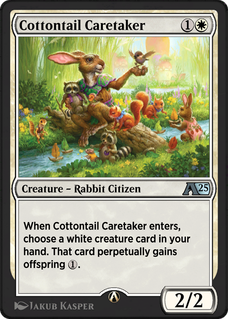 Cottontail Caretaker (YBLB-002) [Alchemy: Bloomburrow]