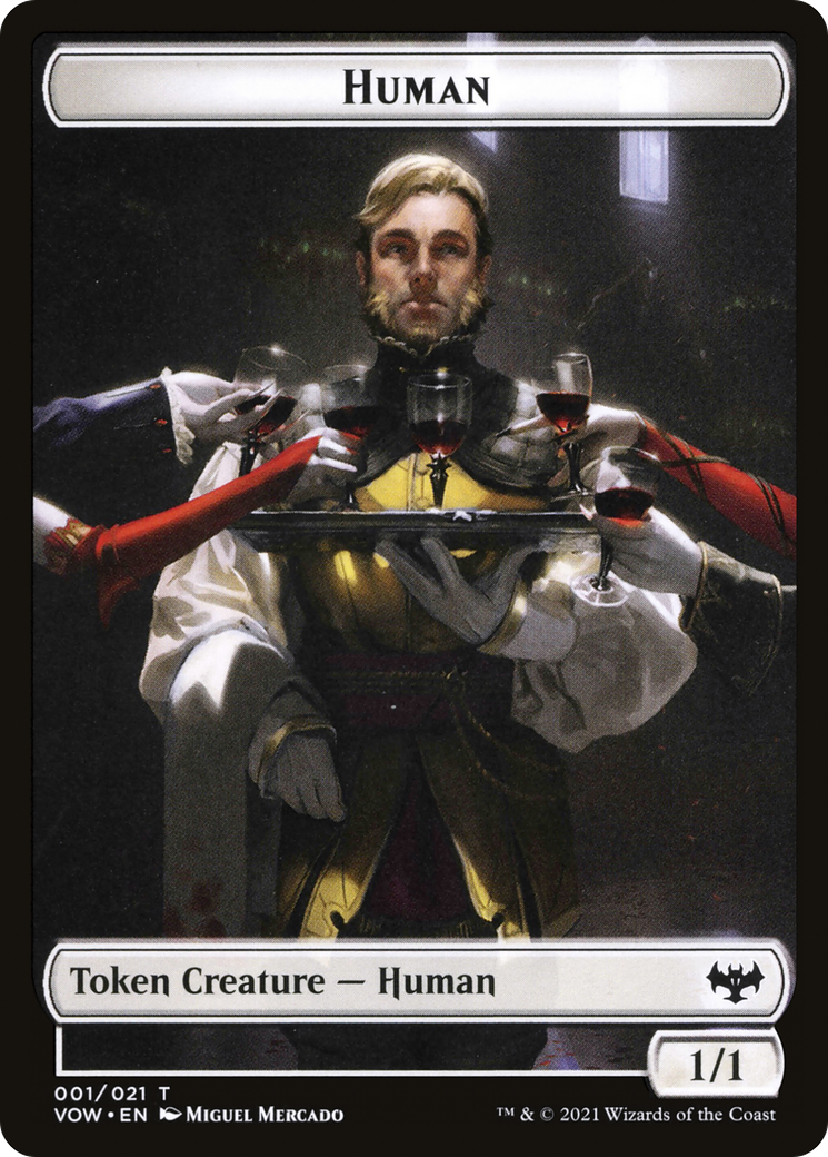 Human (TVOW-001) [Innistrad: Crimson Vow Tokens]