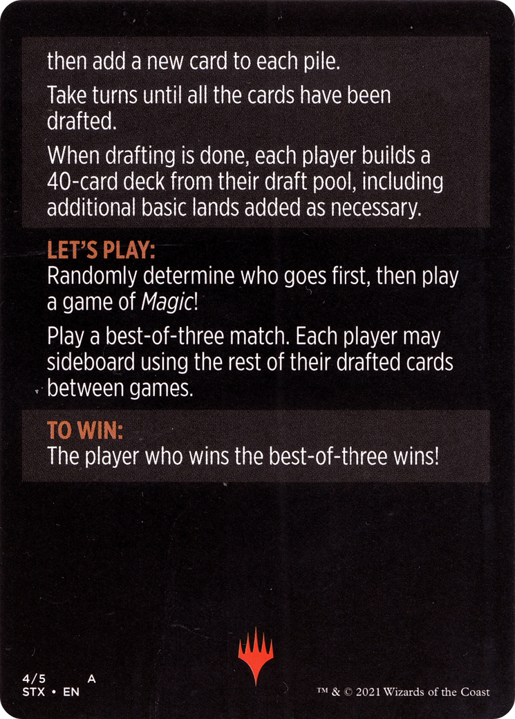 Winchester Draft // Winchester Draft (cont'd) (MSTX-004) [Strixhaven: School of Mages Minigames]