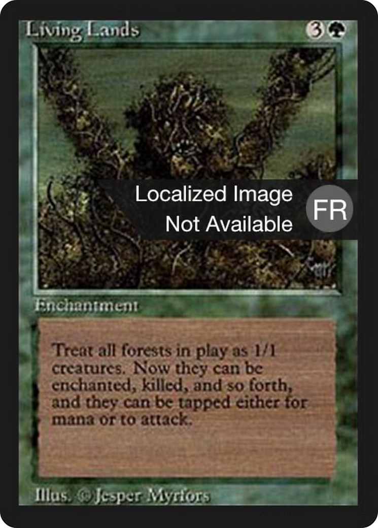 Living Lands (FBB-210) [Foreign Black Border]