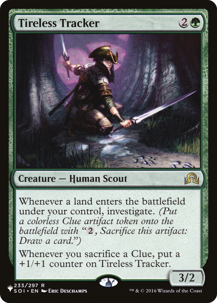 Tireless Tracker (PLST-SOI-233) [The List]