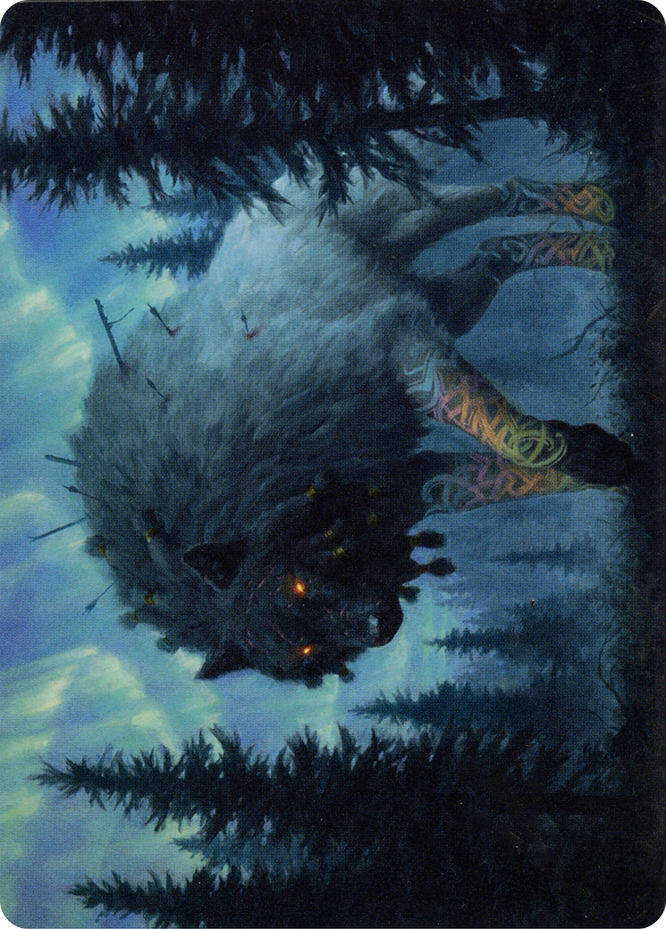Sarulf, Realm Eater // Sarulf, Realm Eater (ASKHM-065) (Borderless) [Art Series: Kaldheim]
