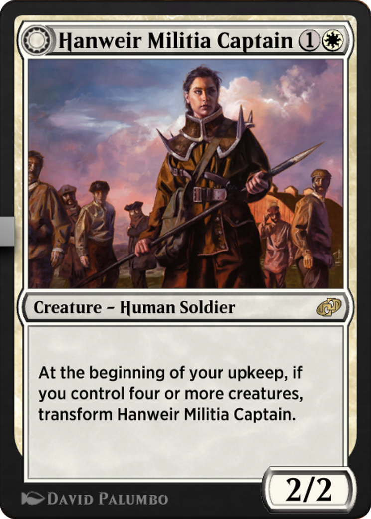 Hanweir Militia Captain // Westvale Cult Leader (J21-090) [Jumpstart: Historic Horizons]