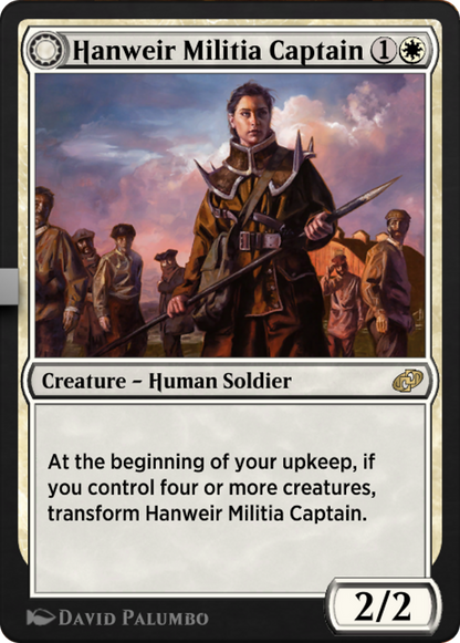 Hanweir Militia Captain // Westvale Cult Leader (J21-090) [Jumpstart: Historic Horizons]