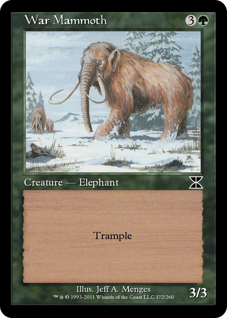 War Mammoth (ME4-172) [Masters Edition IV] Foil