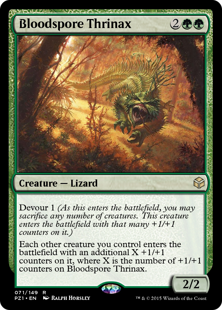 Bloodspore Thrinax (PZ1-071) [Legendary Cube Prize Pack]