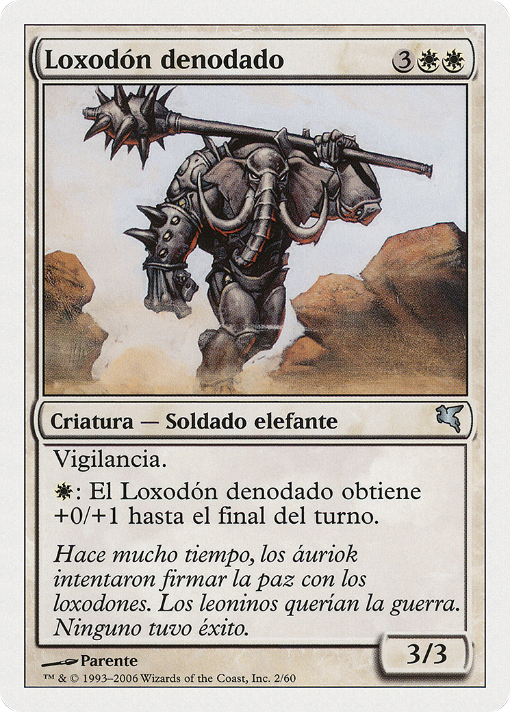 Loxodon Stalwart (Italian) - "Lossodonte Vigoroso" (PSAL-0G2) [Salvat 2005]