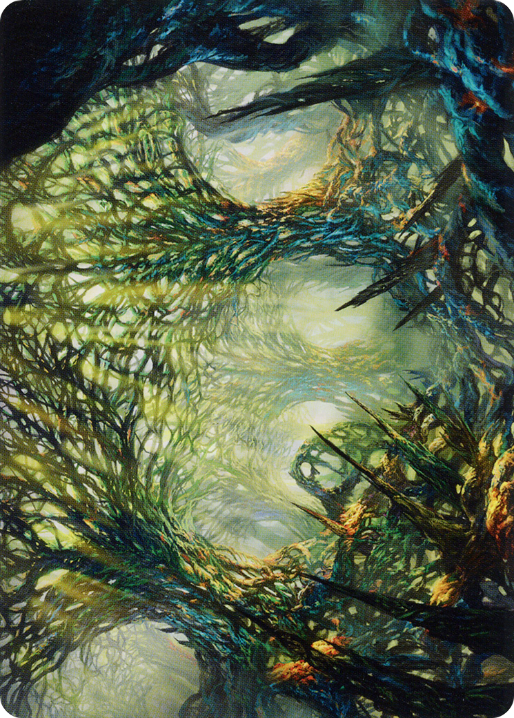 The Hunter Maze // The Hunter Maze (AONE-060) (Borderless) [Phyrexia: All Will Be One Art Series] Foil