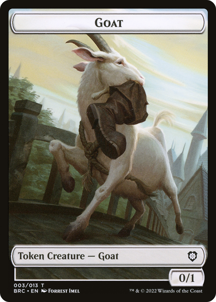 Goat (TBRC-003) [The Brothers' War Commander Tokens]