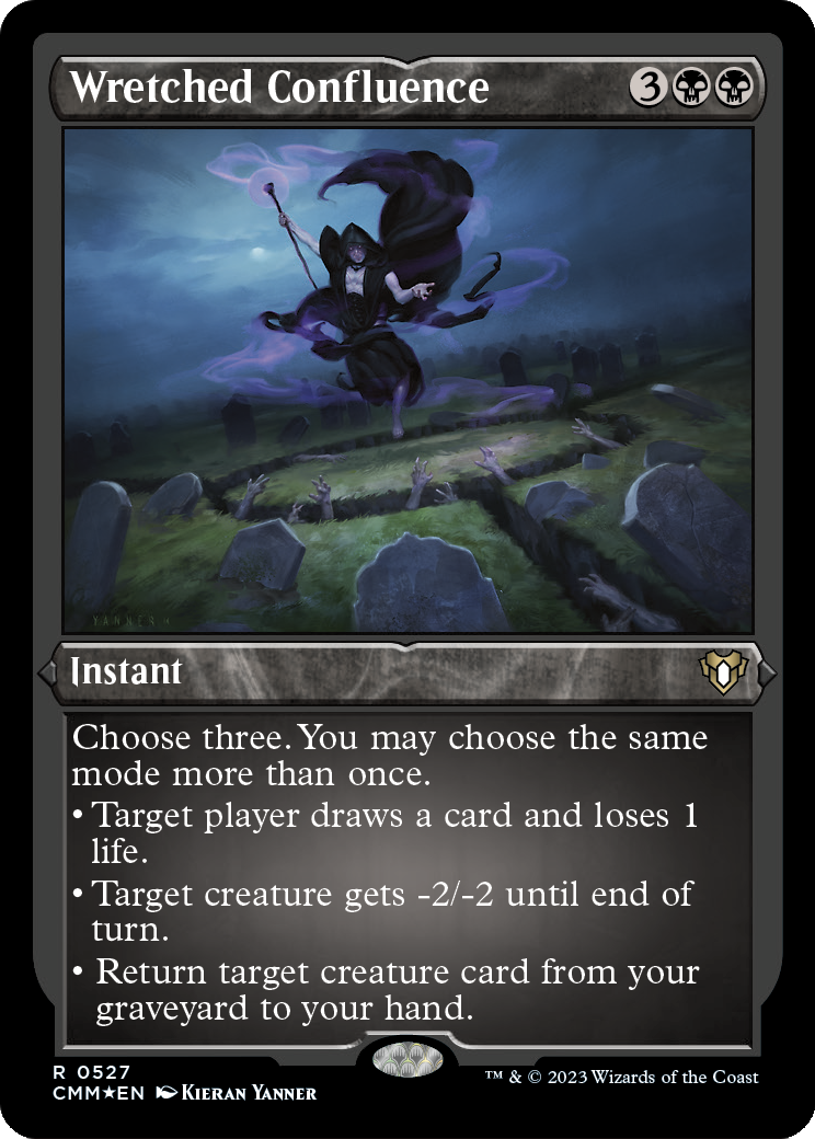 Wretched Confluence (Foil Etched) (CMM-527) [Commander Masters] Foil