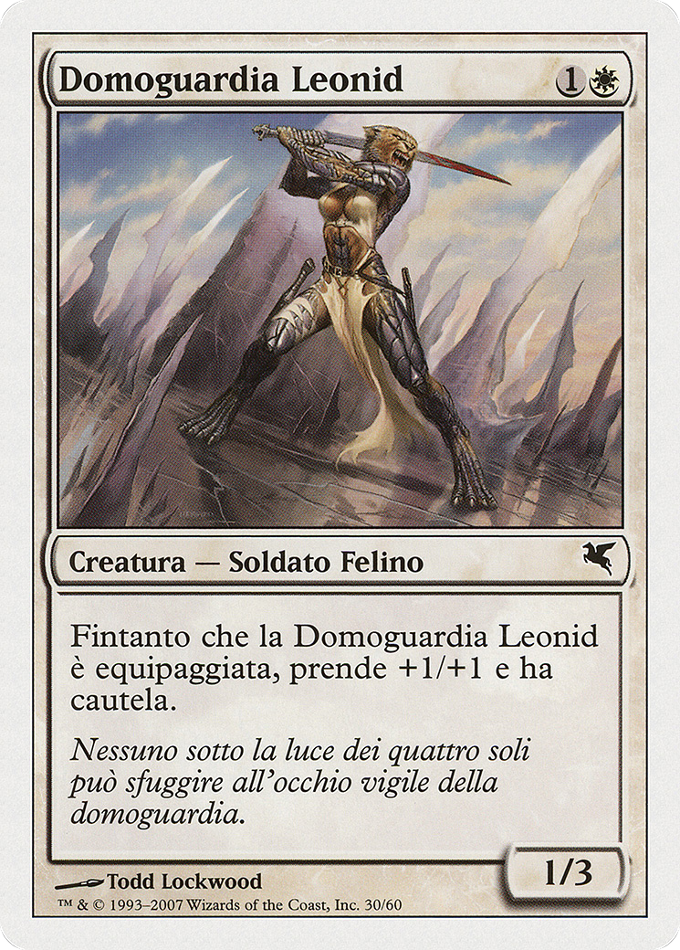 Leonin Den-Guard (Italian) - "Domoguardia Leonid" (PSAL-L30) [Salvat 2005]