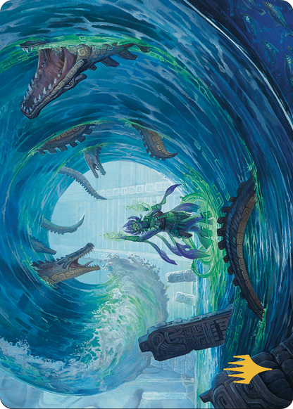 Wave Goodbye // Wave Goodbye (ALCI-076) (Borderless) [The Lost Caverns of Ixalan Art Series] Foil