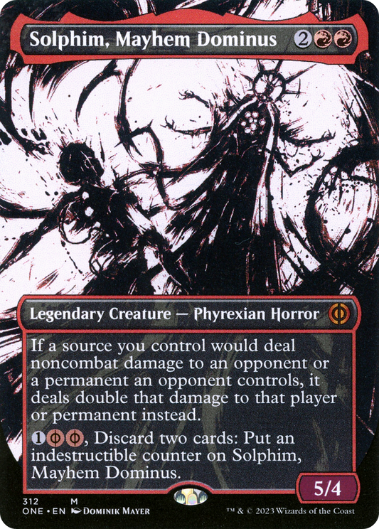 Solphim, seigneur de la pagaille (Ichore sans bordures) [Phyrexia : Tout sera un]
