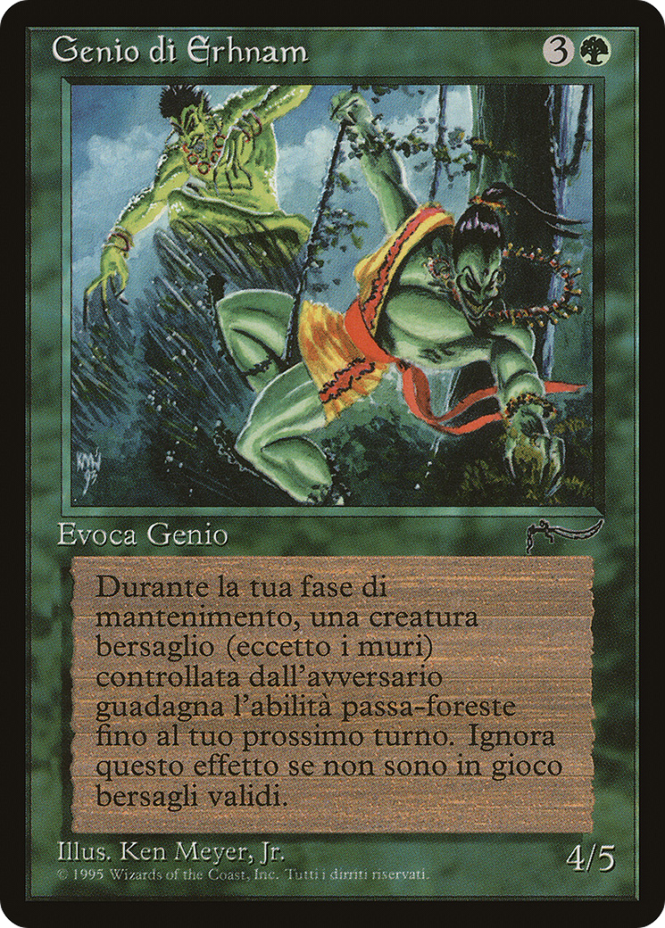 Erhnam Djinn (Italian) - "Genio di Erhnam" (REN-118) [Rinascimento]
