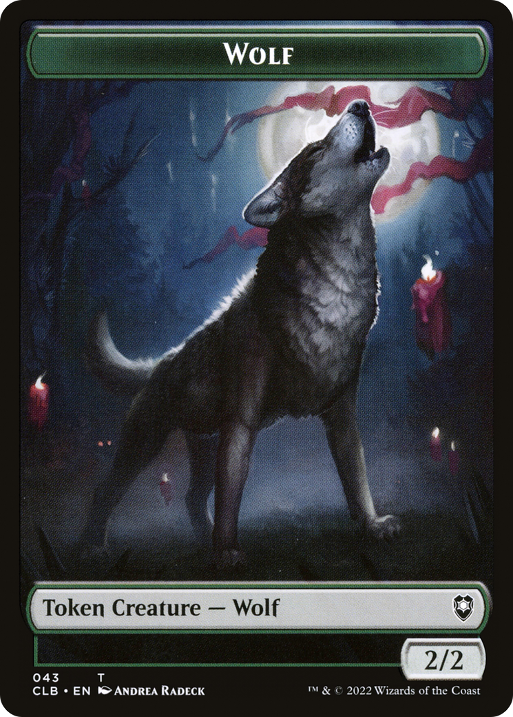 Wolf (TCLB-043) [Battle for Baldur's Gate Tokens]