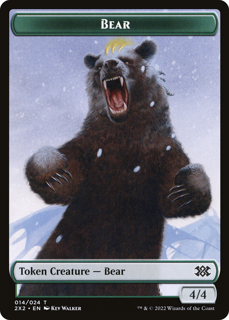 Bear (T2X2-014) [Double Masters 2022 Tokens] Foil