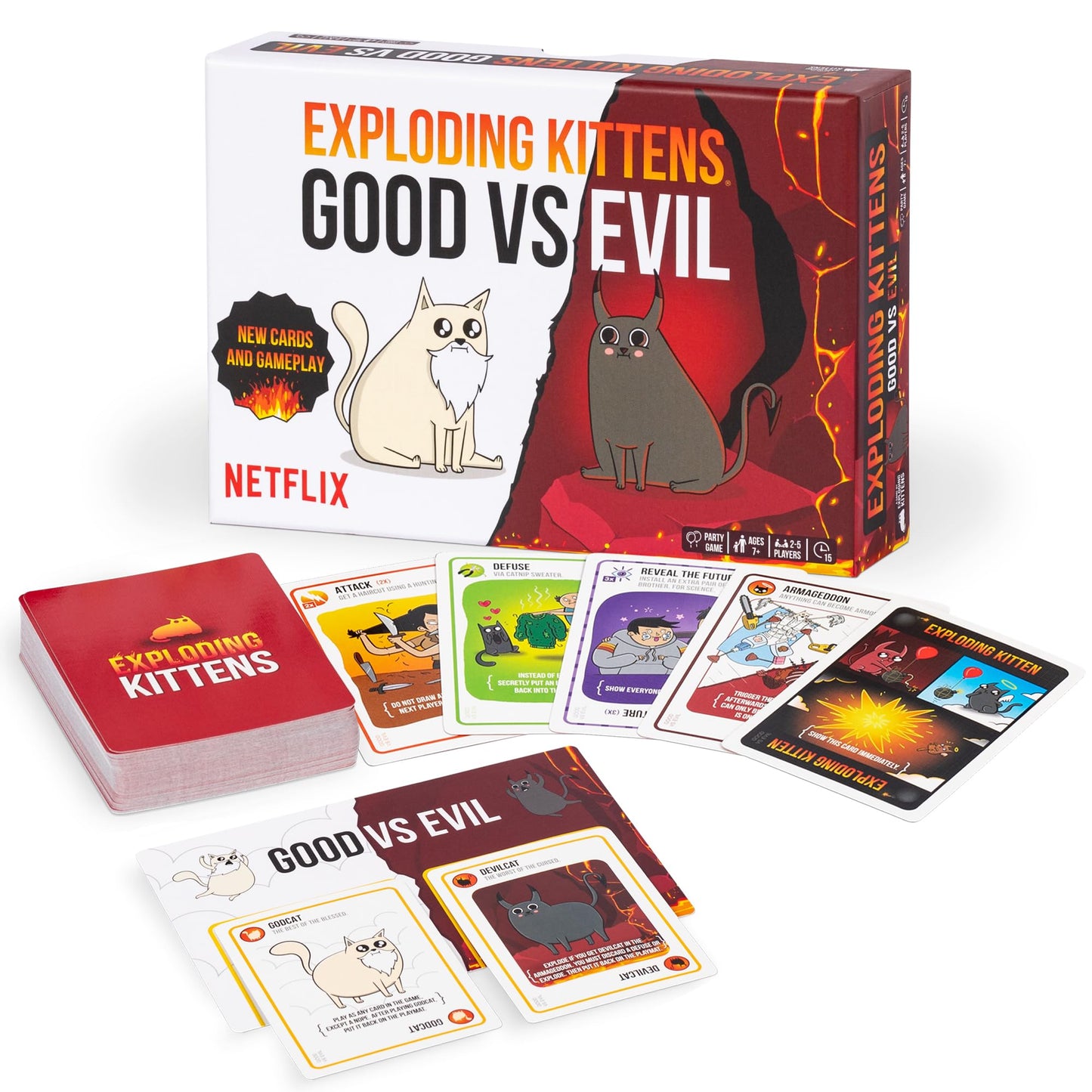 Exploding Kittens: good vs evil