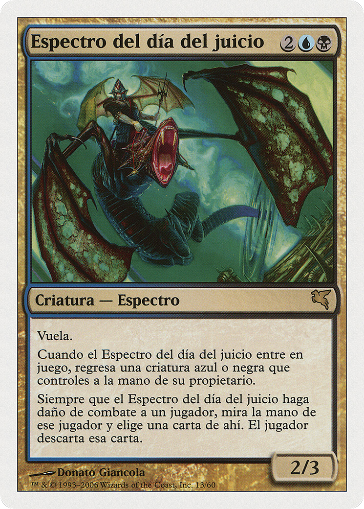 Doomsday Specter (Spanish) - "Espectro del día del juicio" (PSAL-E13) [Salvat 2005]